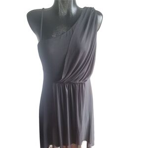 San Fransico Black One-Shoulder Dress L
